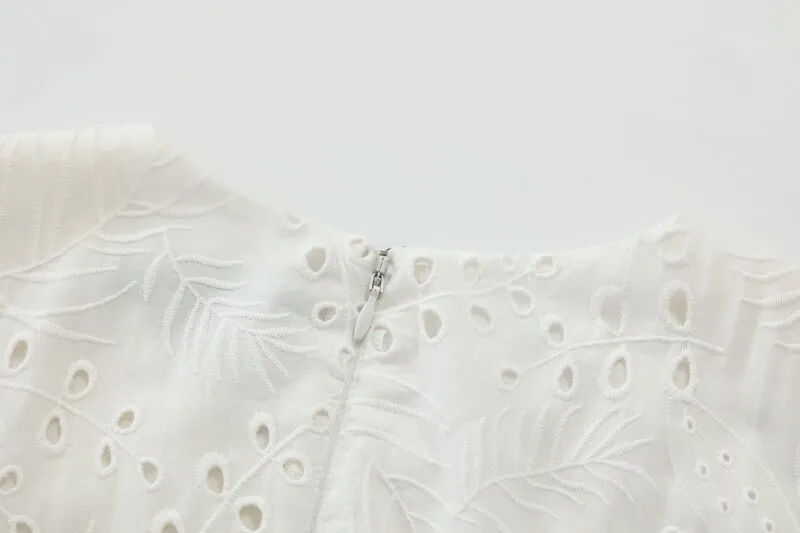 Cotton Embroidery Dress