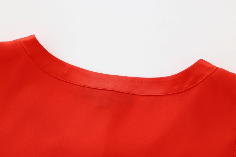 Red cotton sleeveless Sports Top