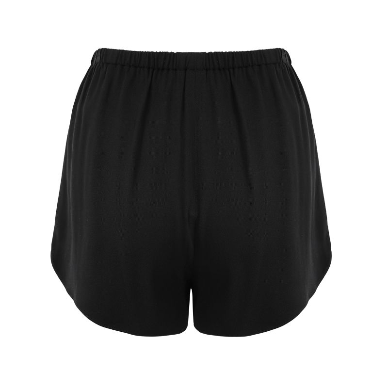 Casual home black sports shorts